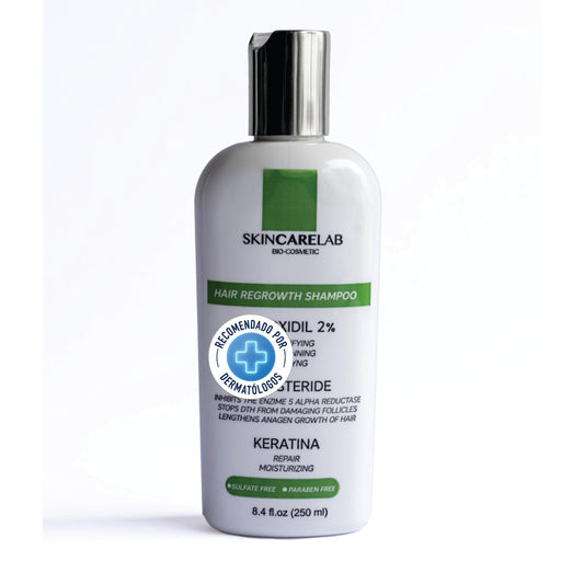 Shampoo Anticaida AntiAlopecia al 2% con DTH Blocker 0.1% + Keratina Sin Parabenos ni Sulfatos