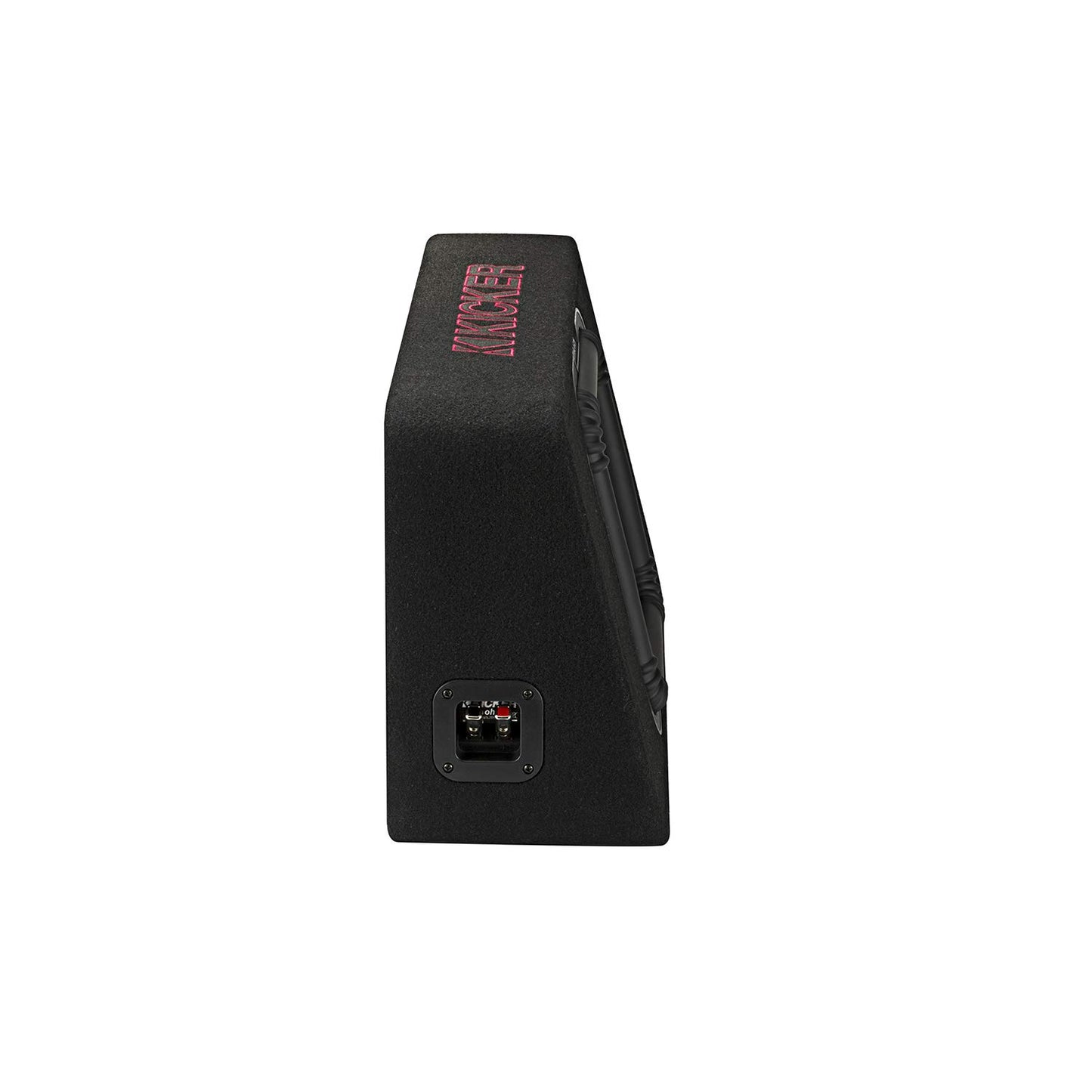 KICKER 46TL7T102 TL7T Subwoofer Solo-Baric de 10" (25cm) en carcasa de perfil delgado, 2 ohmios, 500 vatios
