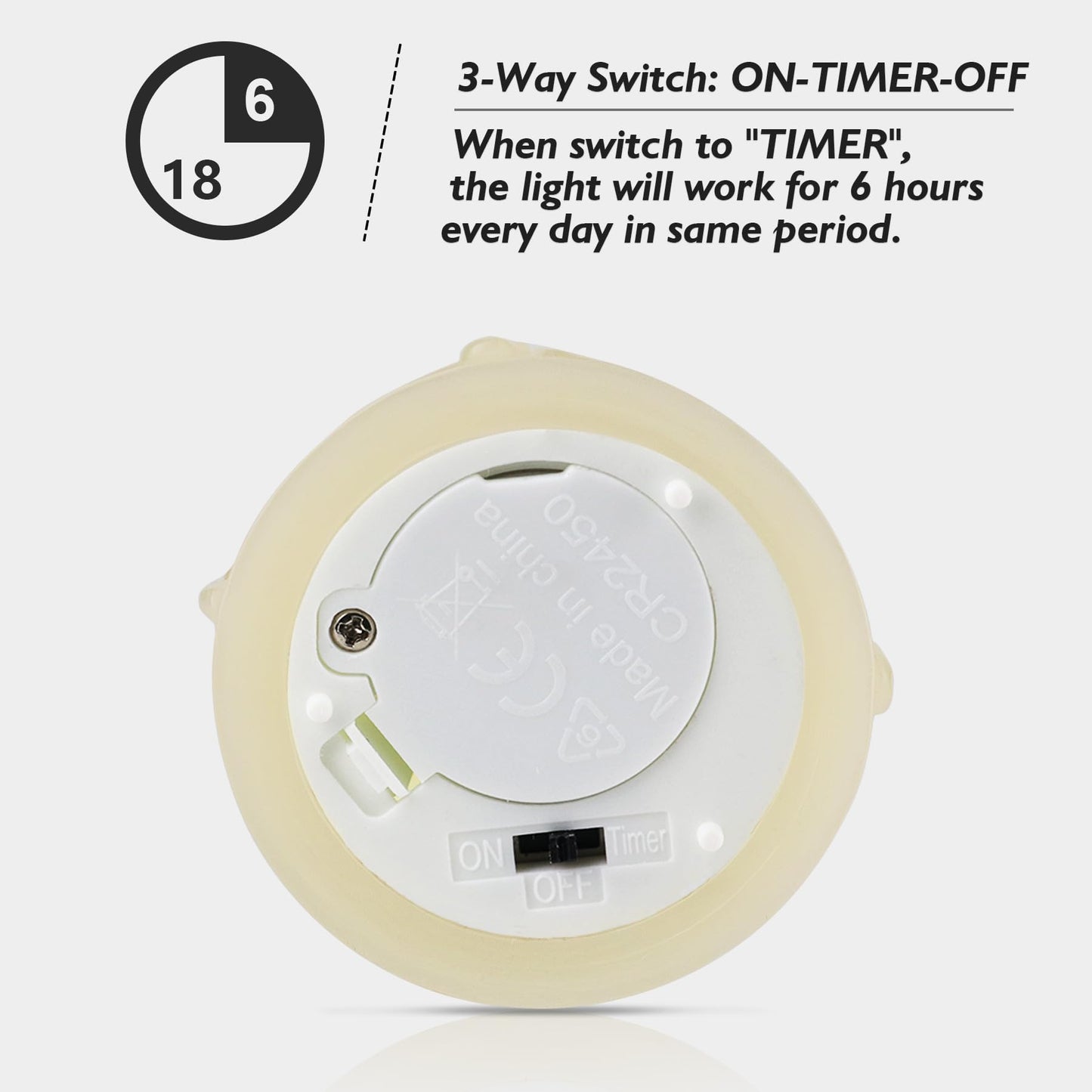 Velas Votivas Rhytsing Abedul con Temporizador cera Real