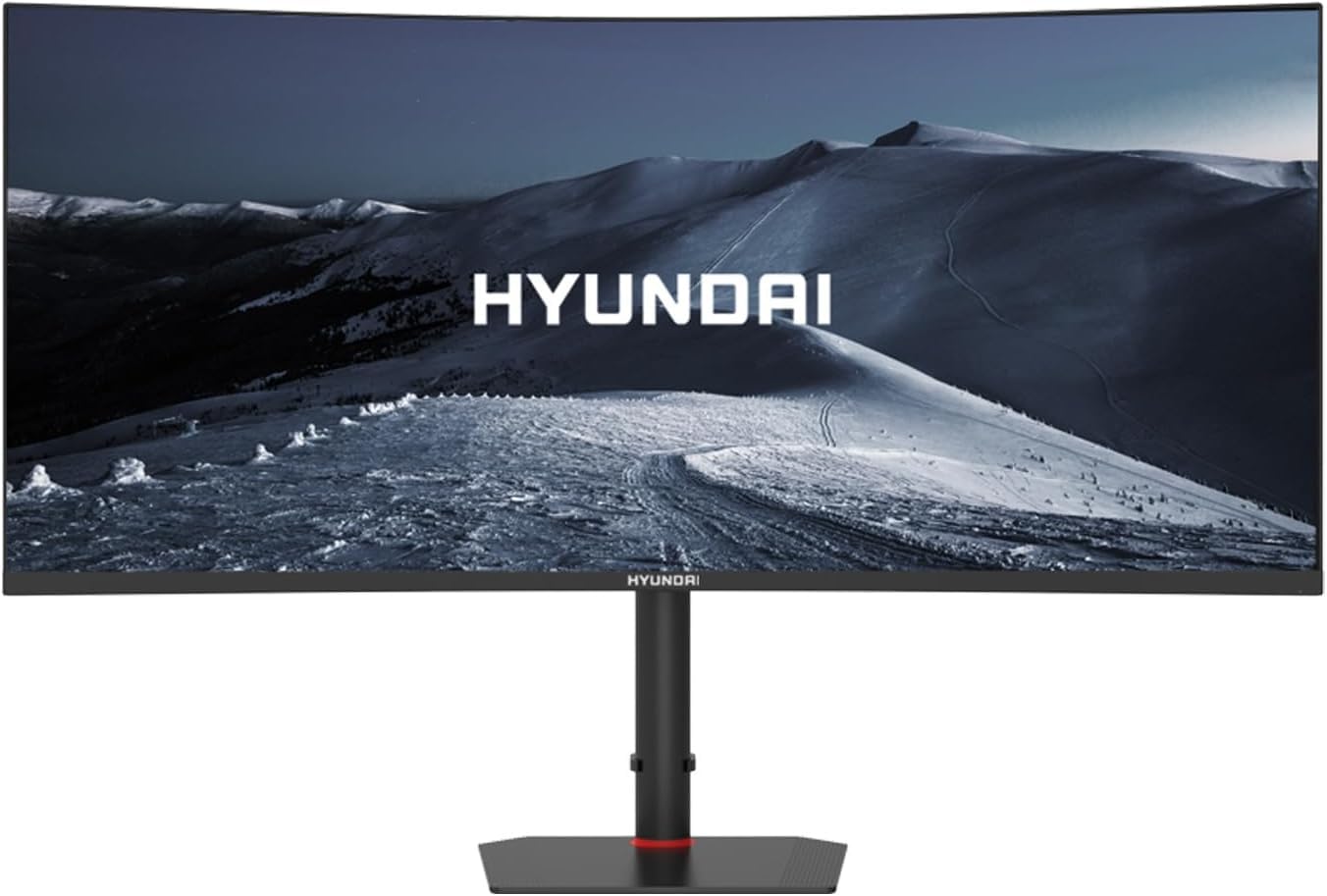 HYUNDAI View 34” Gaming Monitor Curvo R1000, 3440x1440p, 180Hz, 1ms (MPRT), GTG 4ms, OD 4ms, HDMI x2, DP x2, HDMI Incluido - Negro