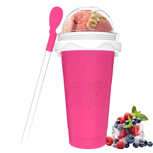 Jairuty - Taza para hacer granizados, tazas mágicas de congelación rápida para hacer helados de licuado de leche casera, taza para hacer granizado de doble capa, regalos de cumpleaños para niños