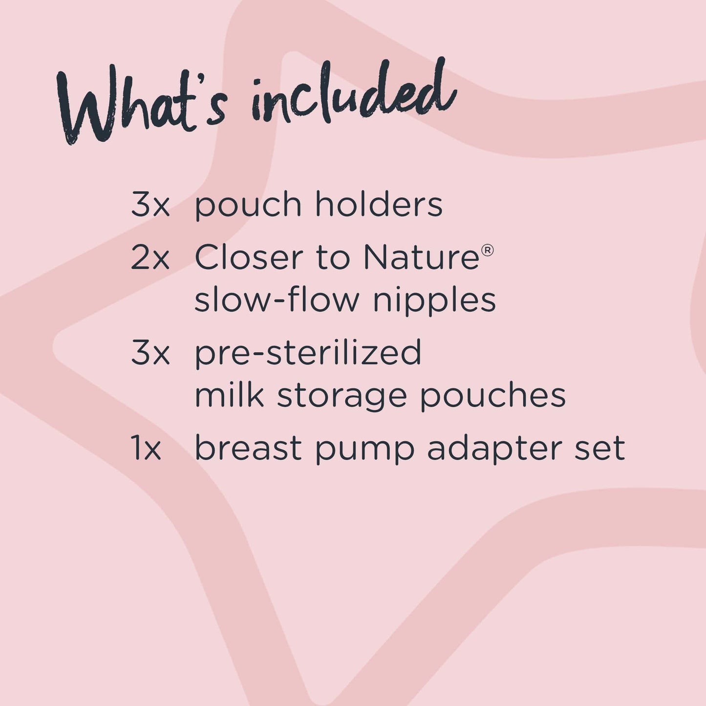 Portabolsas Tommee Tippee Blanco con Tetina de Flujo Lento, Compatible con Bolsas Preesterilizadas, Sin Transferencias de Leche Materna, Sin BPA, 3 Piezas