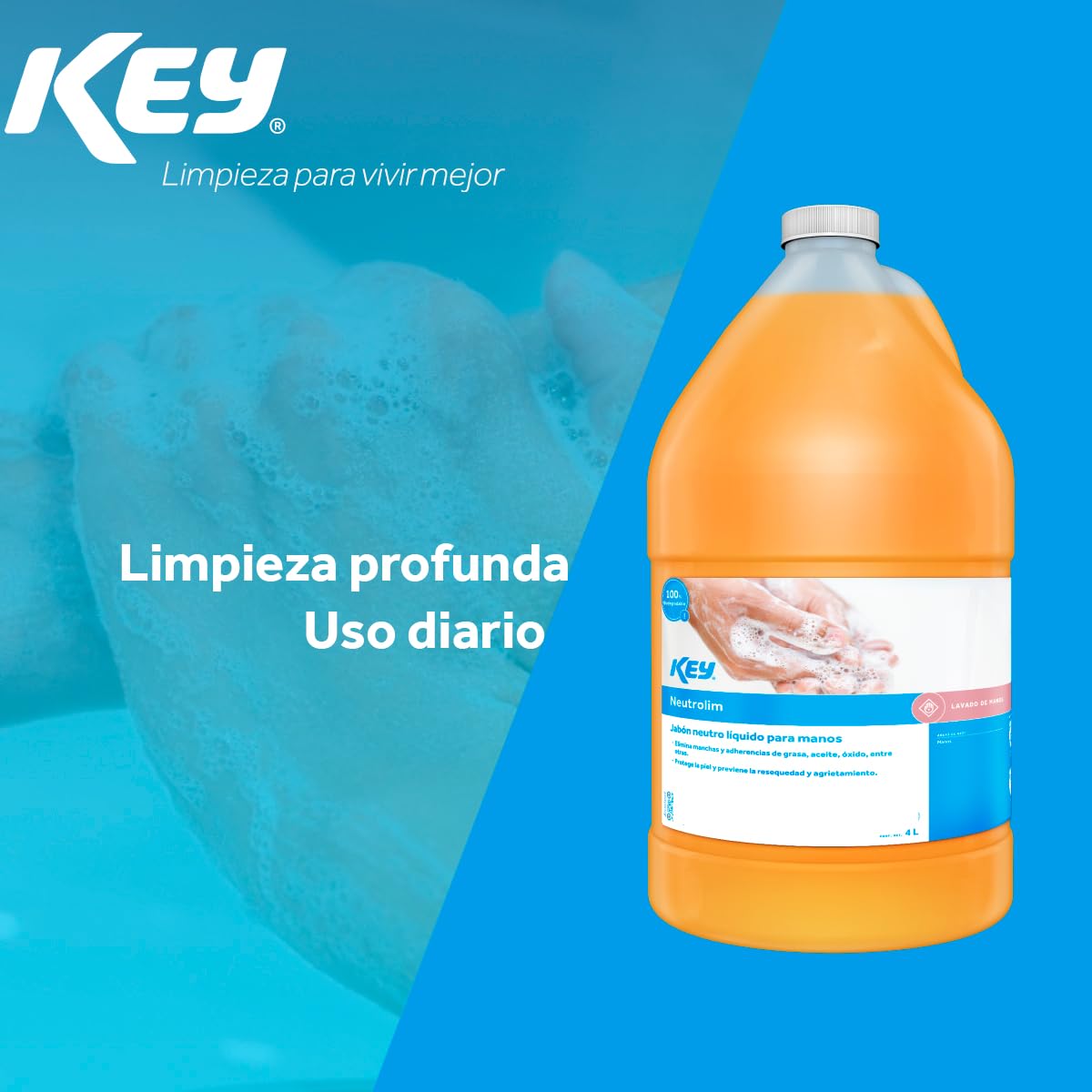 Key Jabon Manos Neutrolim 4l