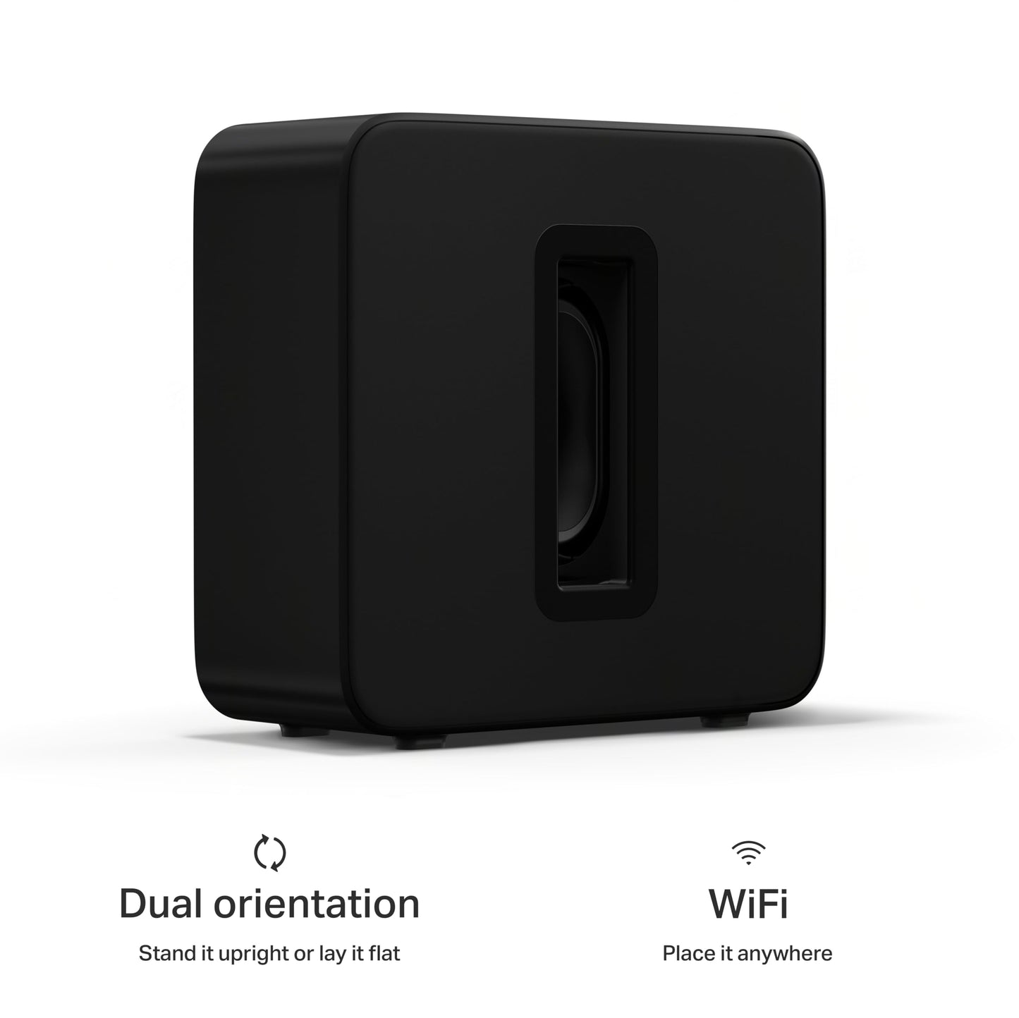 Sonos Sub 4 Subwoofer inalámbrico para Graves impactantes - Negro (Reacondicionado)