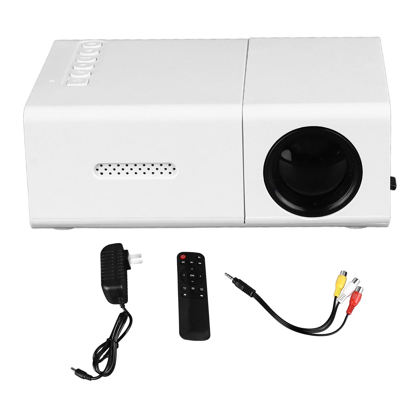 Mini Proyector LED HD 1080P Para Cine en Casa Con Control Remoto y Soporte de Múltiples Formatos