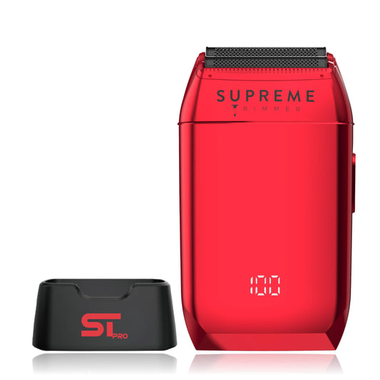Afeitadora Eléctrica Supreme Crunch STF602 Impermeable de Doble Lámina para Hombre
