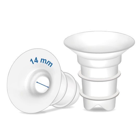 Inserts de Embudo Maymom 14 mm Compatibles con Shields para Medela, Spectra y Momcozy, Reducción de Talla para Mujer