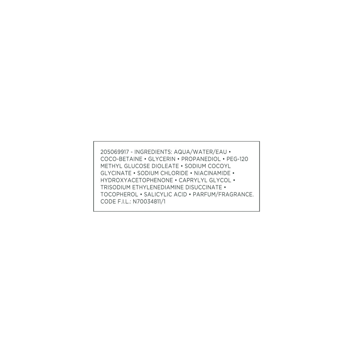 VICHY Pureté Thermale Gel Limpiador Fresco Para Pieles Sensibles