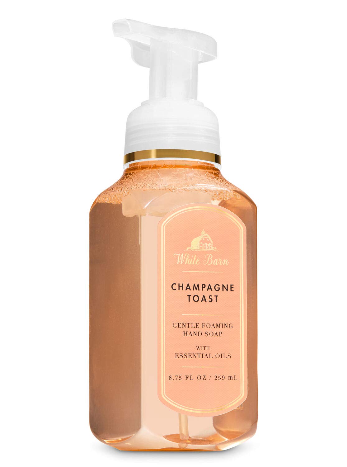 CHAMPAGNE TOAST Gentle Foaming Hand Soap 8.75 Fluid Ounce, 2019 Limited Edition