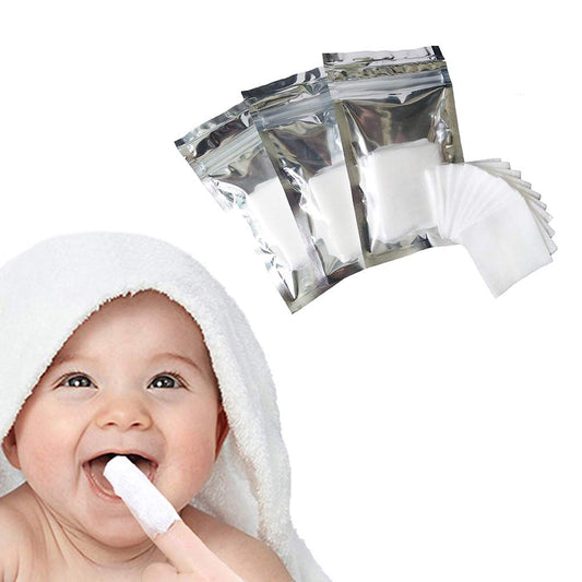 Paño de Gasa Zmmyr Blanco para Limpieza Bucal de Bebés 0-2 Años