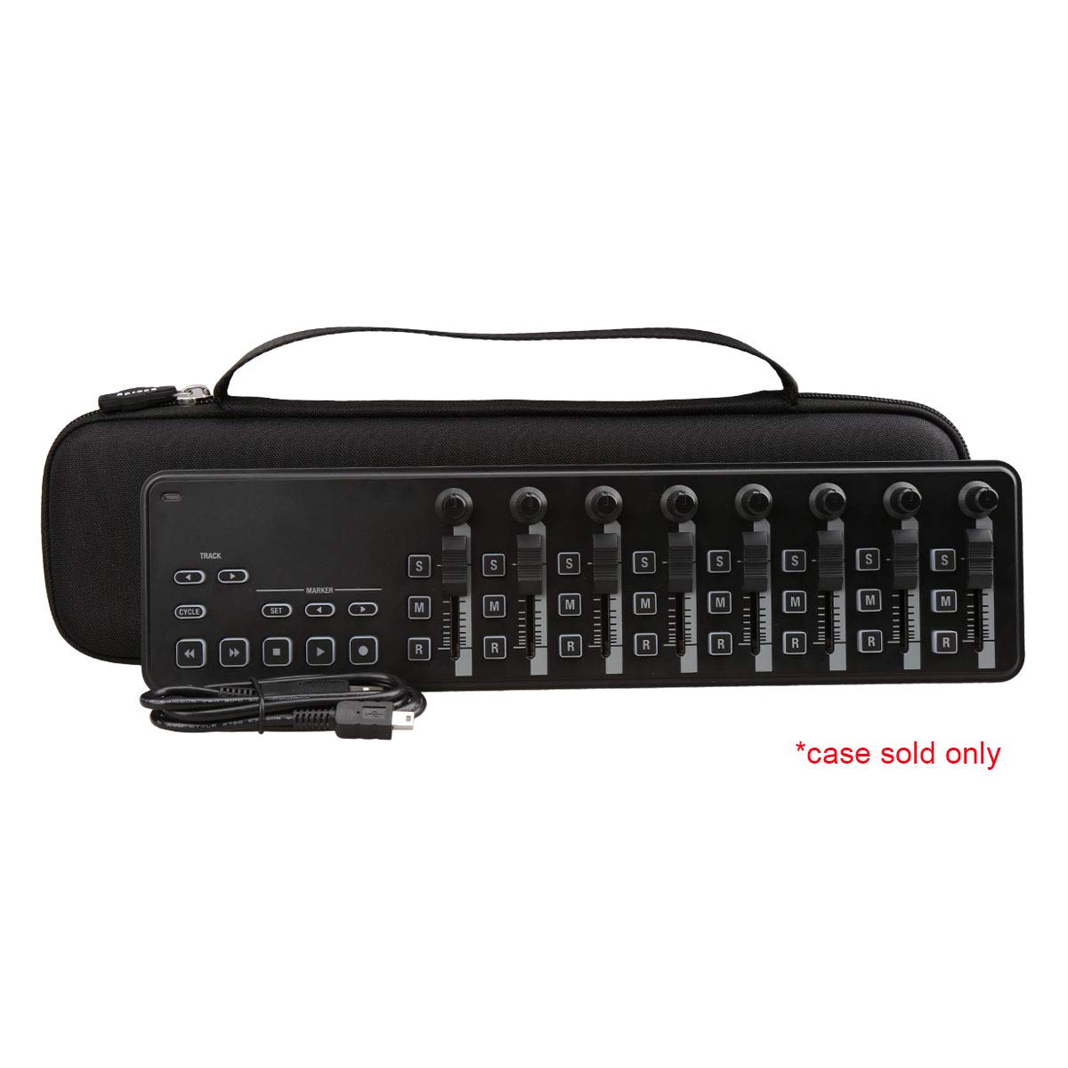 Aproca Funda rígida de viaje compatible con KORG nanoKONTROL2 / NANOKEY2WH / nanoPAD2 Slim Line USB Control Surface / MIDI Pads