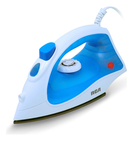 Plancha de Vapor RCA Azul con Suela Antiadherente y Vapor Vertical para Telas Delicadas