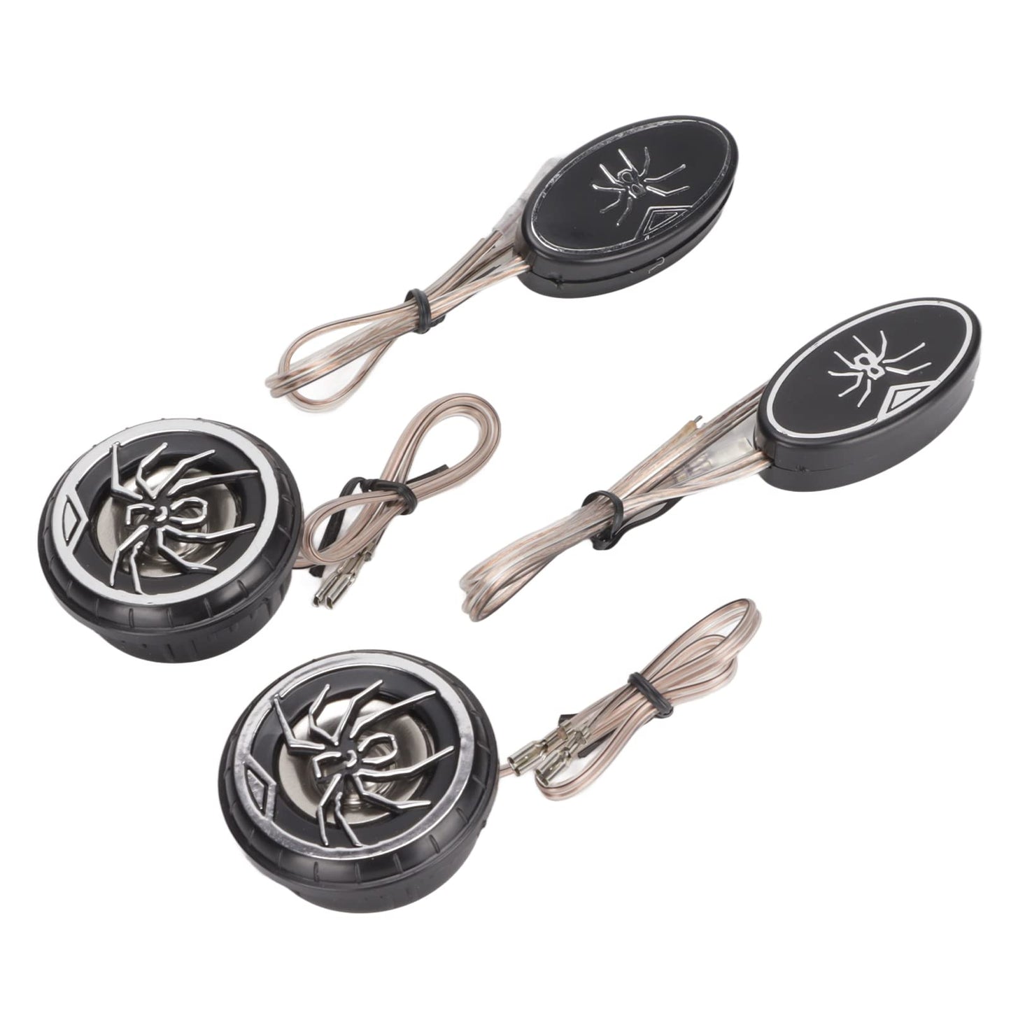 ciciglow Par de Tweeters de Cúpula para Automóvil de 12 V, Altavoz Estéreo Profesional de Alta Fidelidad para Vehículos de 150 W, Altavoz Coaxial para Automóvil, Salida de Alta