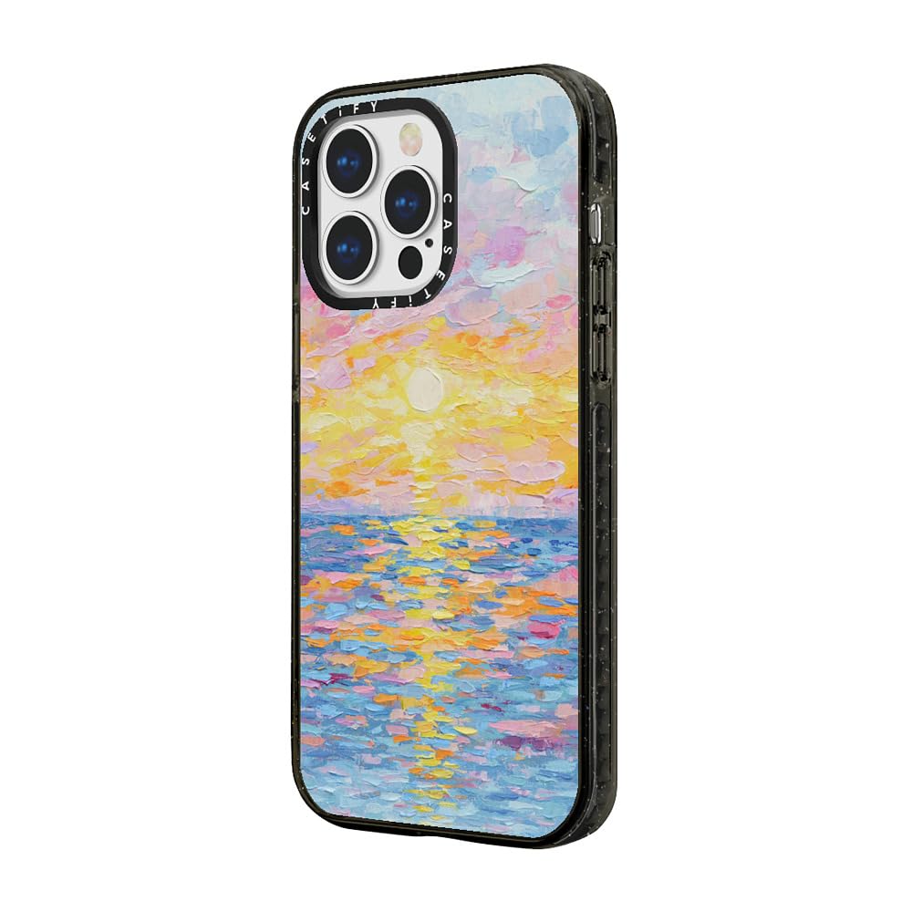 CASETiFY Impact - Funda para iPhone 13 Pro, color negro transparente