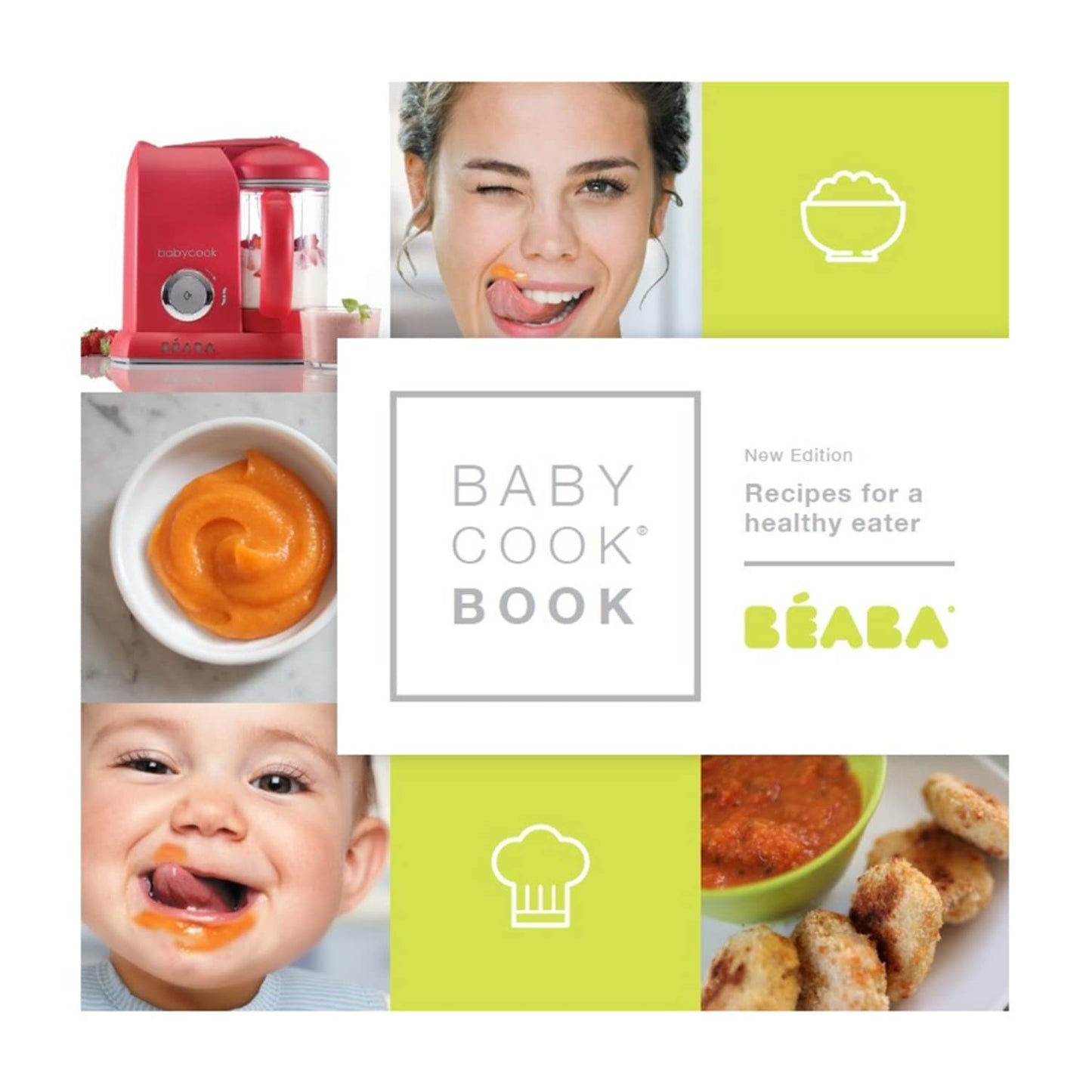 BEABA Babycook Book, 80 Recetas para Alimentos para Bebés, Comida para Niños y El Resto de la Familia