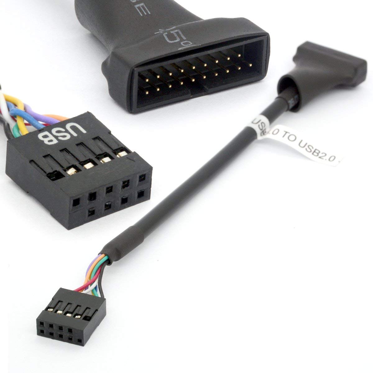 Placa Base USB 2.0 Tipo A Hembra Cable 12 cm
