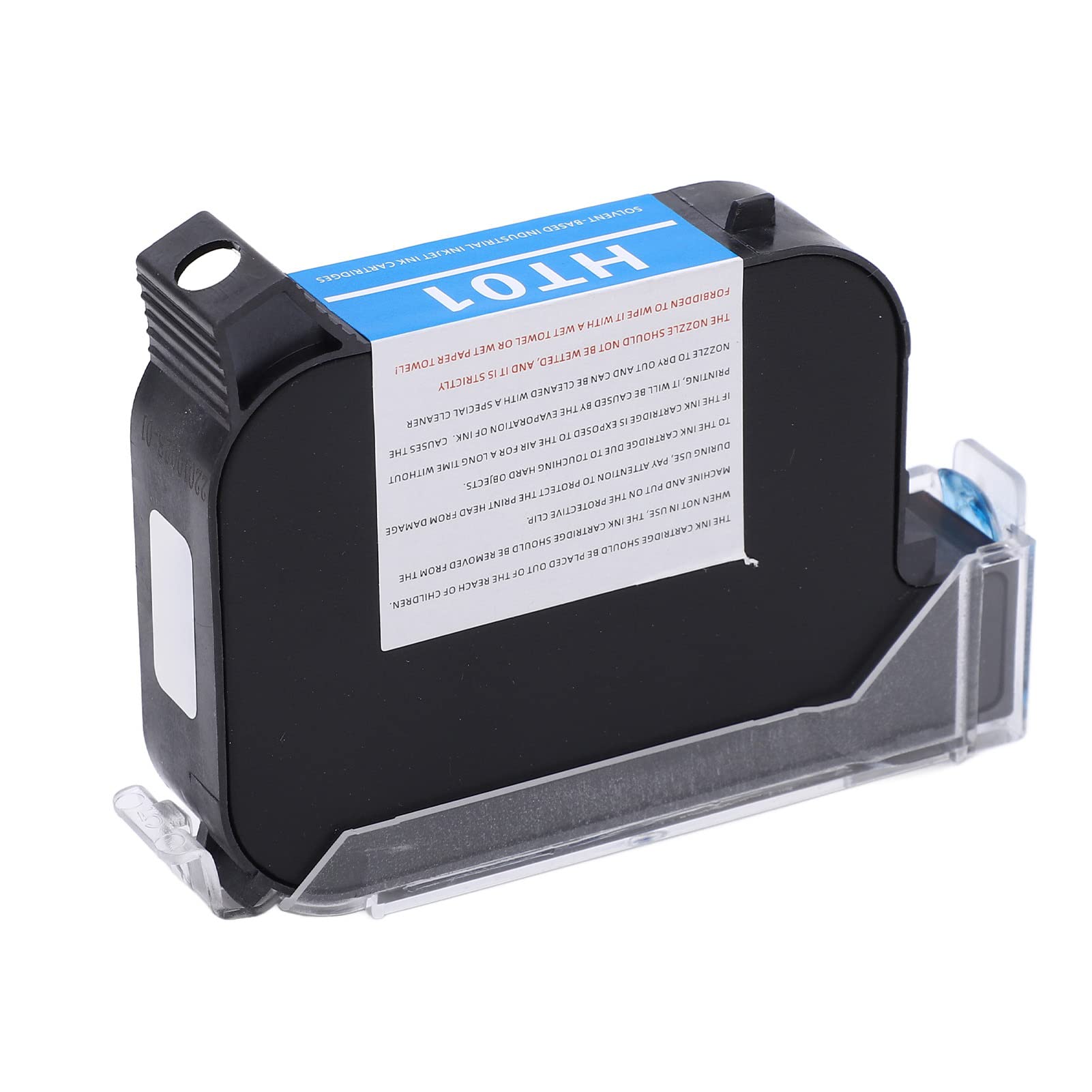 Hyuduo Cartucho de Impresora Portátil de 42ML de Capacidad, Salida Fluida, Reemplazo de Cartucho de Impresora de Inyección de Tinta, Secado Rápido para Madera y Tela (Black)