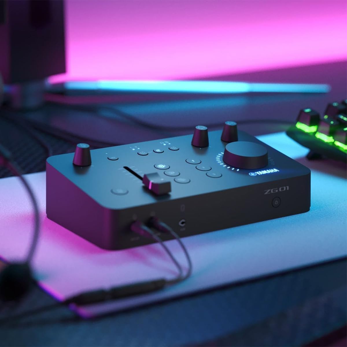Mezclador de Audio Yamaha ZG01 Negro para Streaming de Juegos