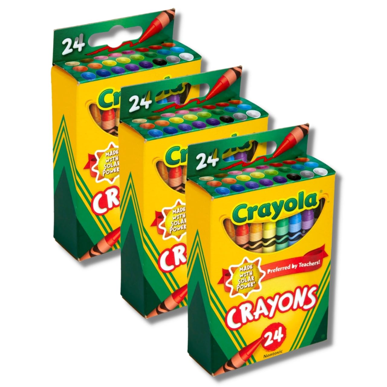 Paquete de lápices de colores clásicos (24 unidades), juego de 3 unidades