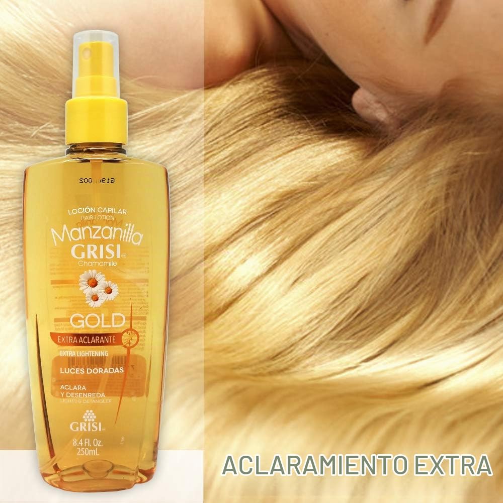 Grisi Chamomile Hair Lotion Manzanilla Lightens & Detangles 8.4 oz.. (2 Pack).. HPVagr by Grisi