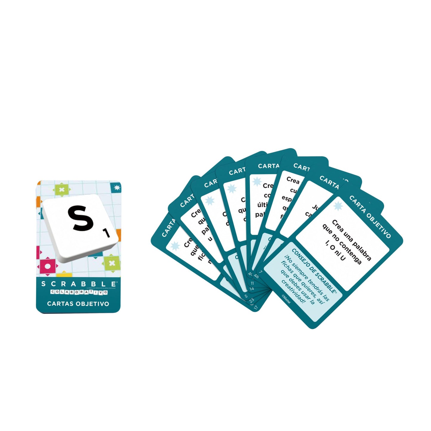Juego de Mesa Colaborativo Mattel Original Desafiante 2 en 1 para Niños 8 Años en Adelante