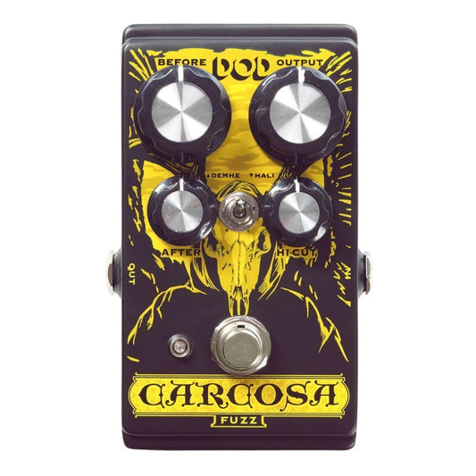 DigiTech DOD Carcosa - Pedal analógico de pelusa con tonos de silicona fuzz, amplio alcance, controles interactivos y True Bypass