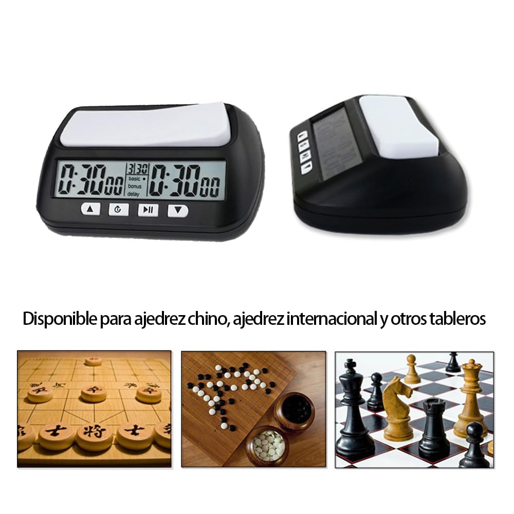 Reloj Ajedrez Digital Xixian Multiusos 3 en 1 Portátil