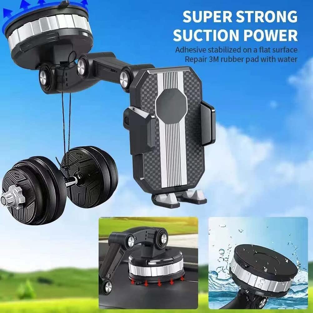 Keenso Soporte para Celular Automovil,Soporte para Celular de Súper Adsorción para Tragaluz de Coche, Parabrisas