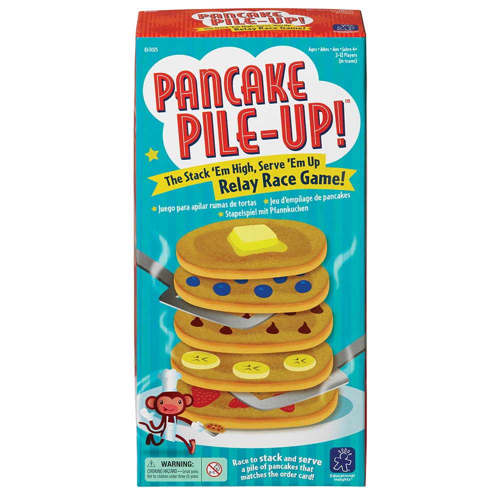 Educational Insights Pancake Pile-Up! Juego de relé