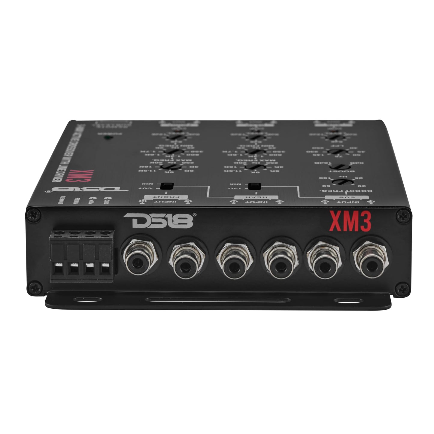 DS18 DS-XM3 Two-to-Three Way Electronic Crossover with Remote Control