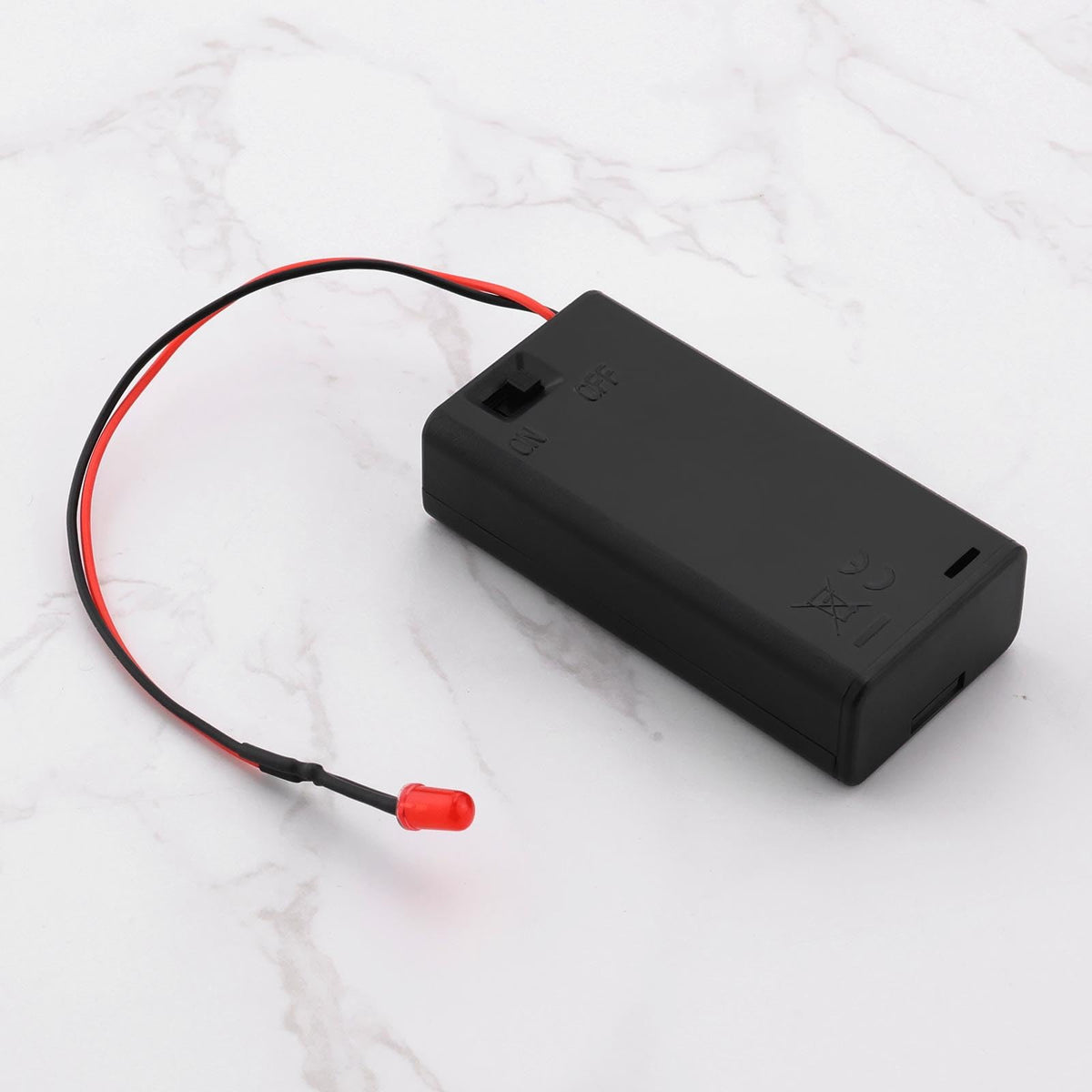 Pack de 2 Alarmas LED OTOTEC Rojas con Soporte Precableado para Coches, Barcos y Motocicletas