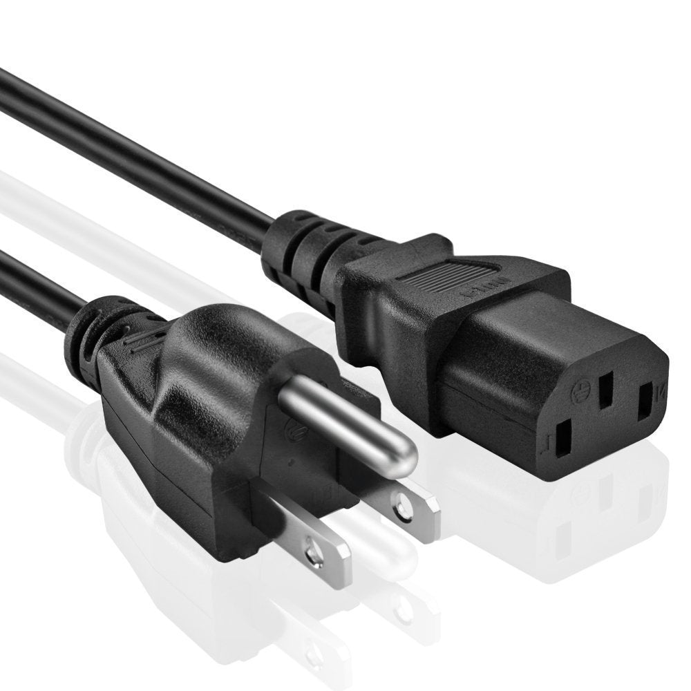Cable de Alimentación CA omnihil para Amplificador de Guitarra Boss Katana 50 Blanco 15 ft
