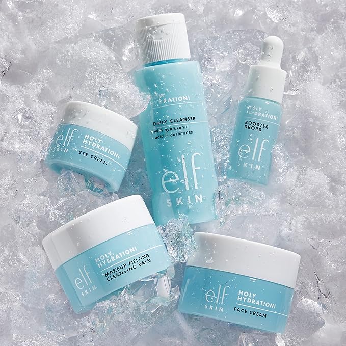 e.l.f Hydrated Ever After Skincare Mini Kit de cuidado de la piel, Ulitmate Holy Hydration! Régimen de la piel, tamaño de viaje, 1 unidad
