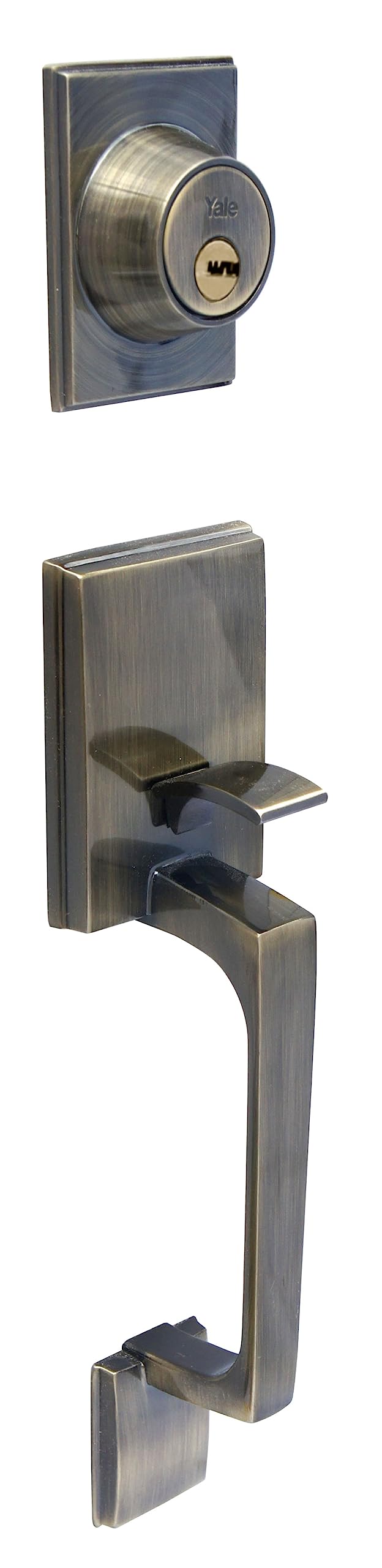 Gatillo Yale MX88376 Latón Antiguo Llave-Mariposa Napoles Ball