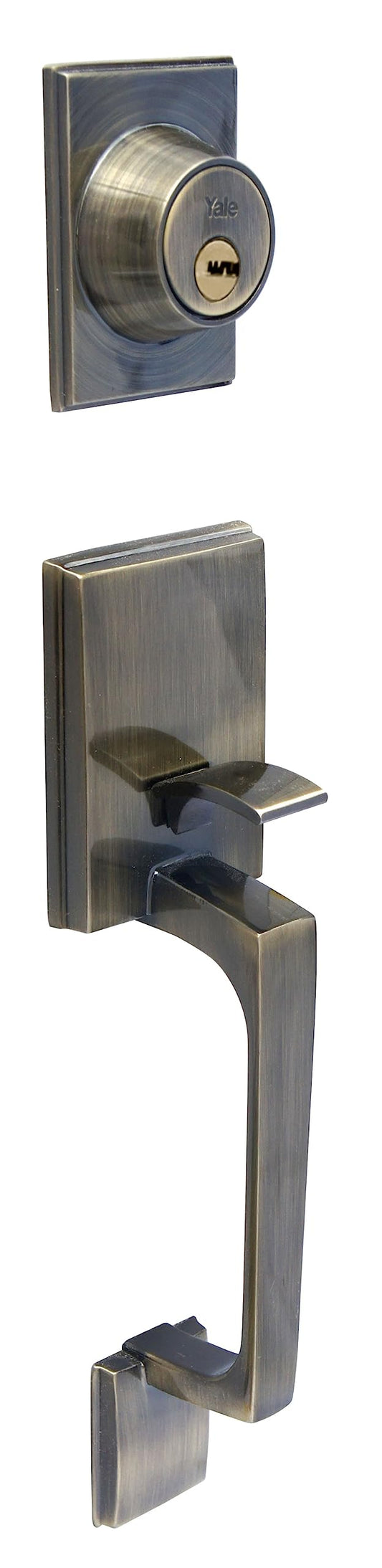 Gatillo Yale MX88376 Latón Antiguo Llave-Mariposa Napoles Ball