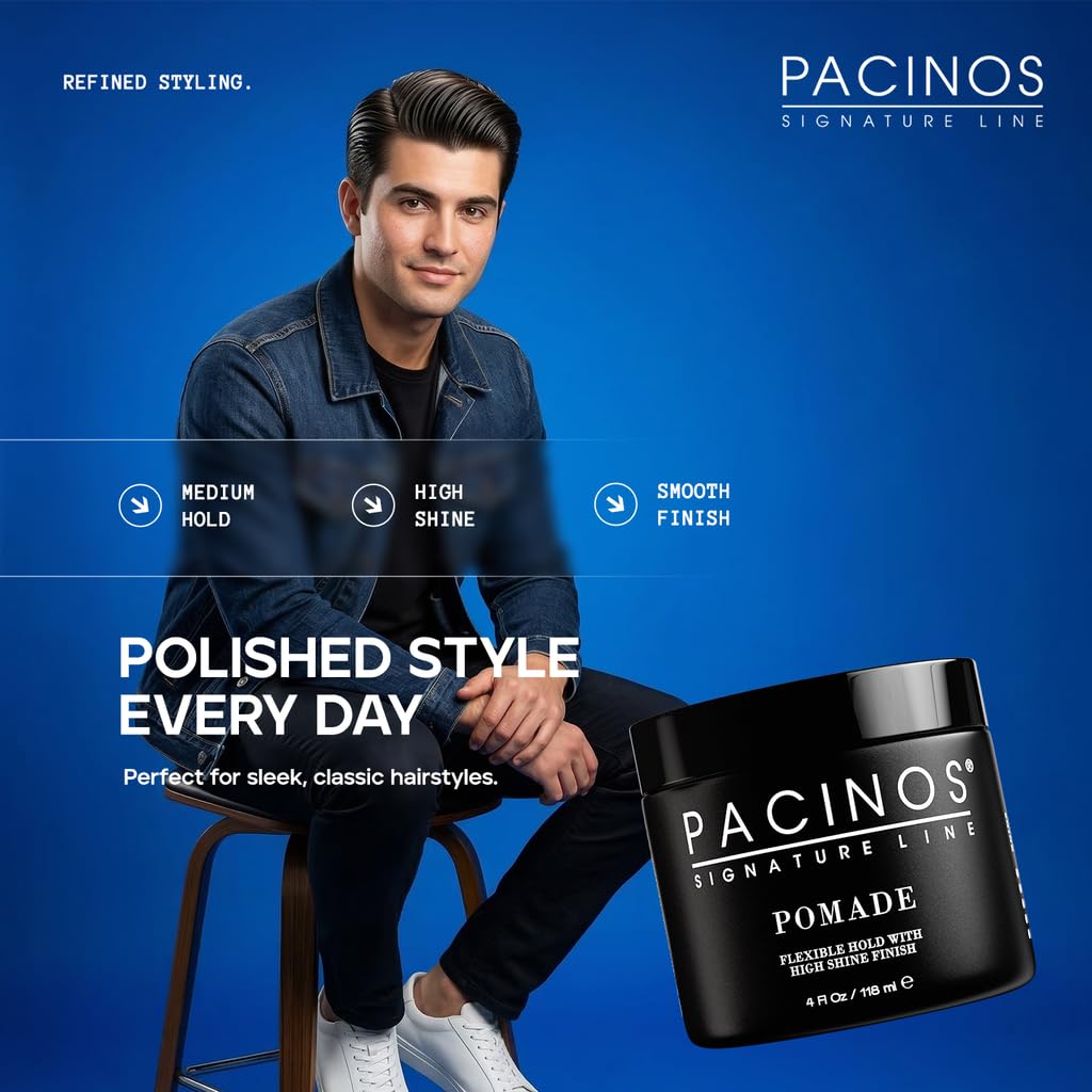 Pacinos Pomade, 4 Ounce