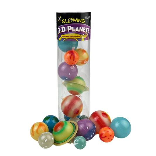 Juego Educativo University Games Azul con Planetas Tridimensionales en un Tubo