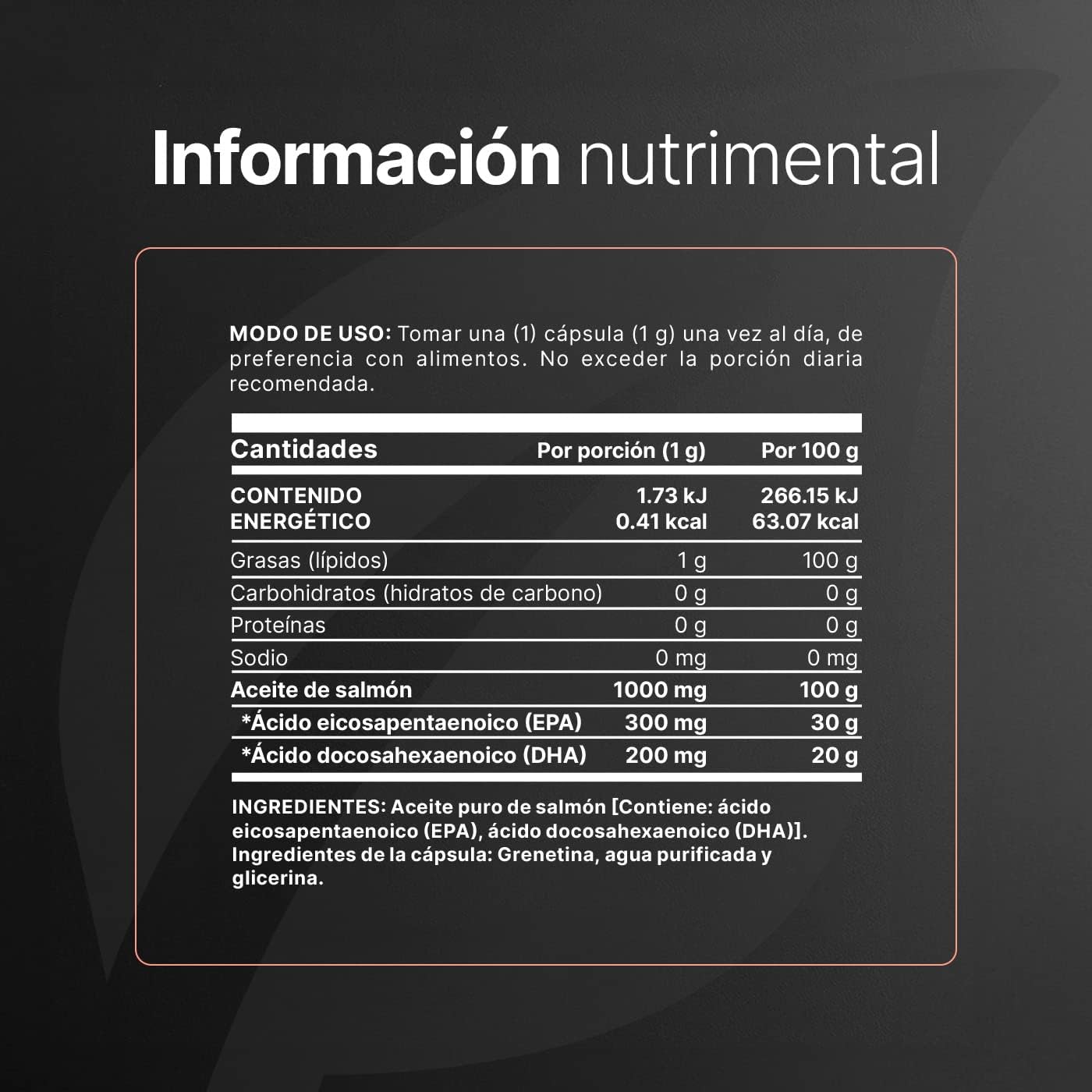 Aceite Omega 3 B Life Salmón Puro 200 Cápsulas 1000 mg Ingredientes Naturales