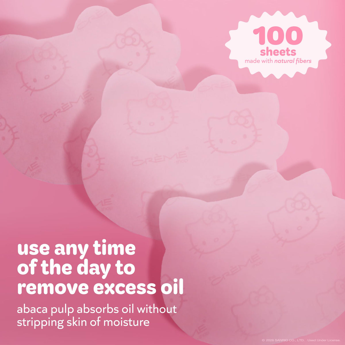 Hello Kitty Mattifying Blotting Paper + Reusable Mirror Compact (Limited Edition)
