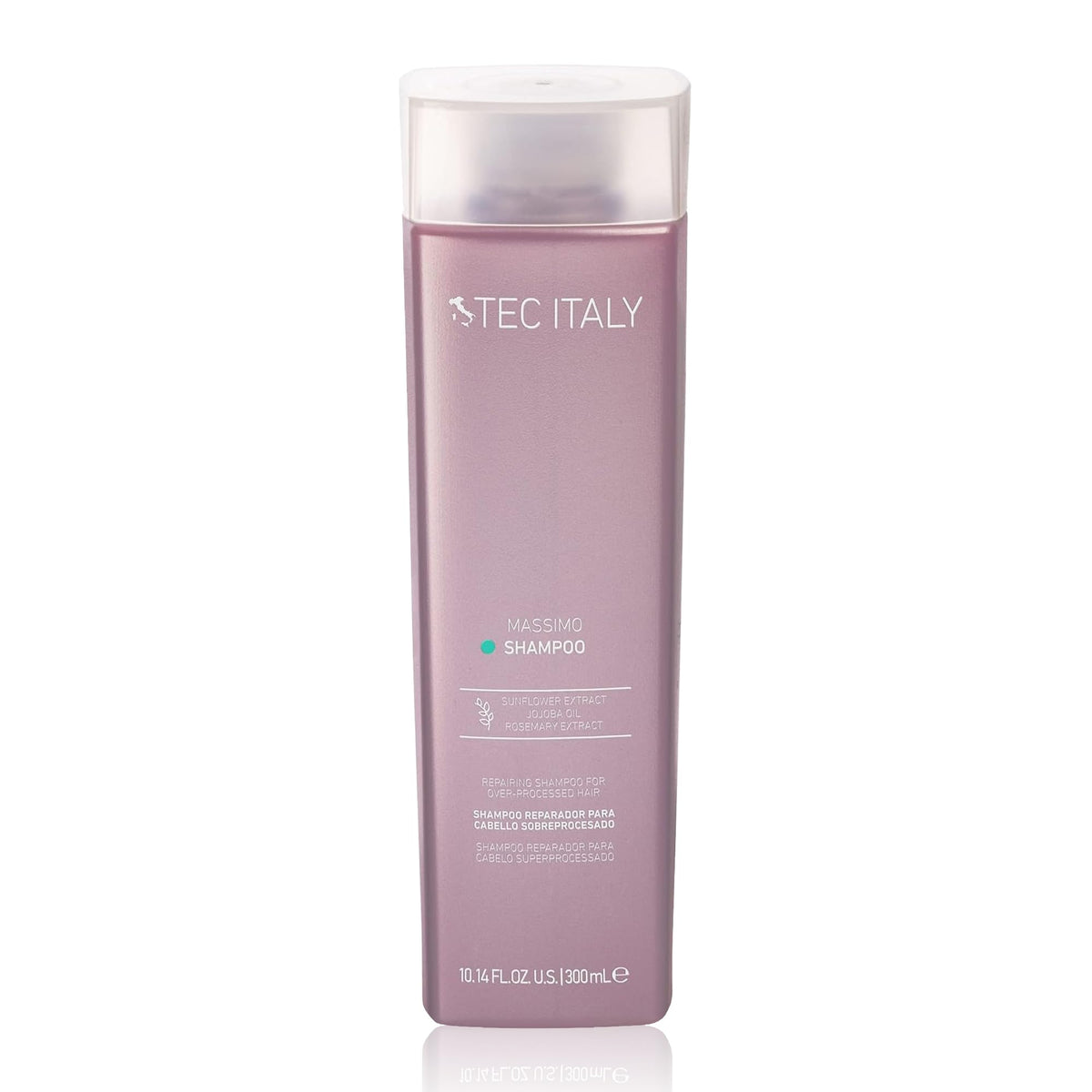 TEC ITALY Massimo Shampoo Reparación Capilar Protección UV Antifrizz 300 ml