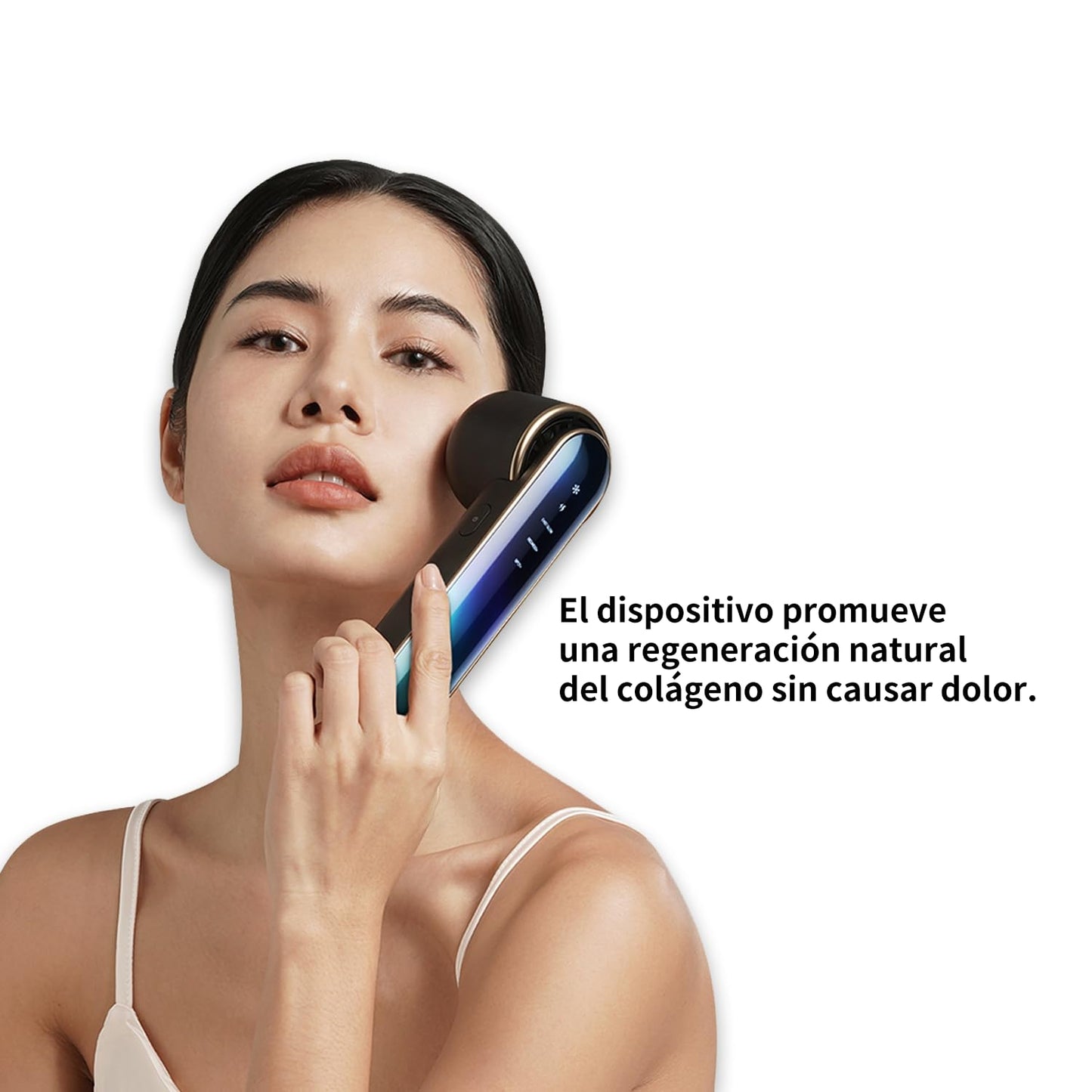 JOVS Blacken PLUS Dispositivo de Belleza Facial con Tecnología de Luz Pulsada Dinámica (DPL), Enfriamiento de Hielo, 3 Modos, Efecto Antienvejecimiento, Rejuvenecimiento y Reducción de Manchas y Marcas de la Piel