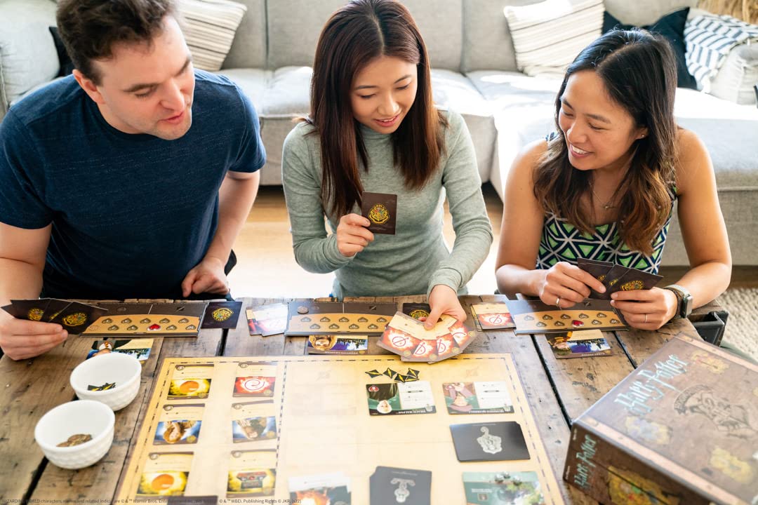 Juego de Mesa Usaopoly Harry Potter Hogwarts Battle Producto Oficial Cooperativo de Cartas para Construir Mazos