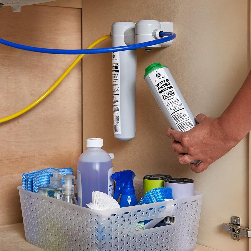 GE FQK2J Filtros de repuesto de agua potable de flujo doble