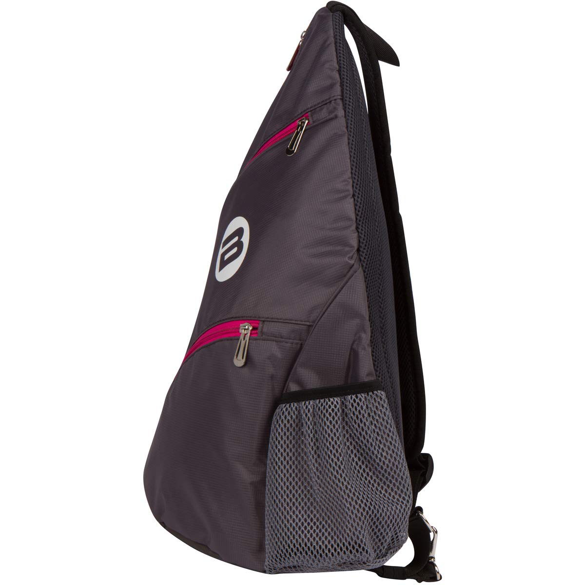 BESTA - Bolsa de pickleball de primera calidad. Bolsa acolchada con 3 compartimentos, soporte para botella de agua y correa ajustable que cambia de lado. Capacidad para varias palas, bolas y más