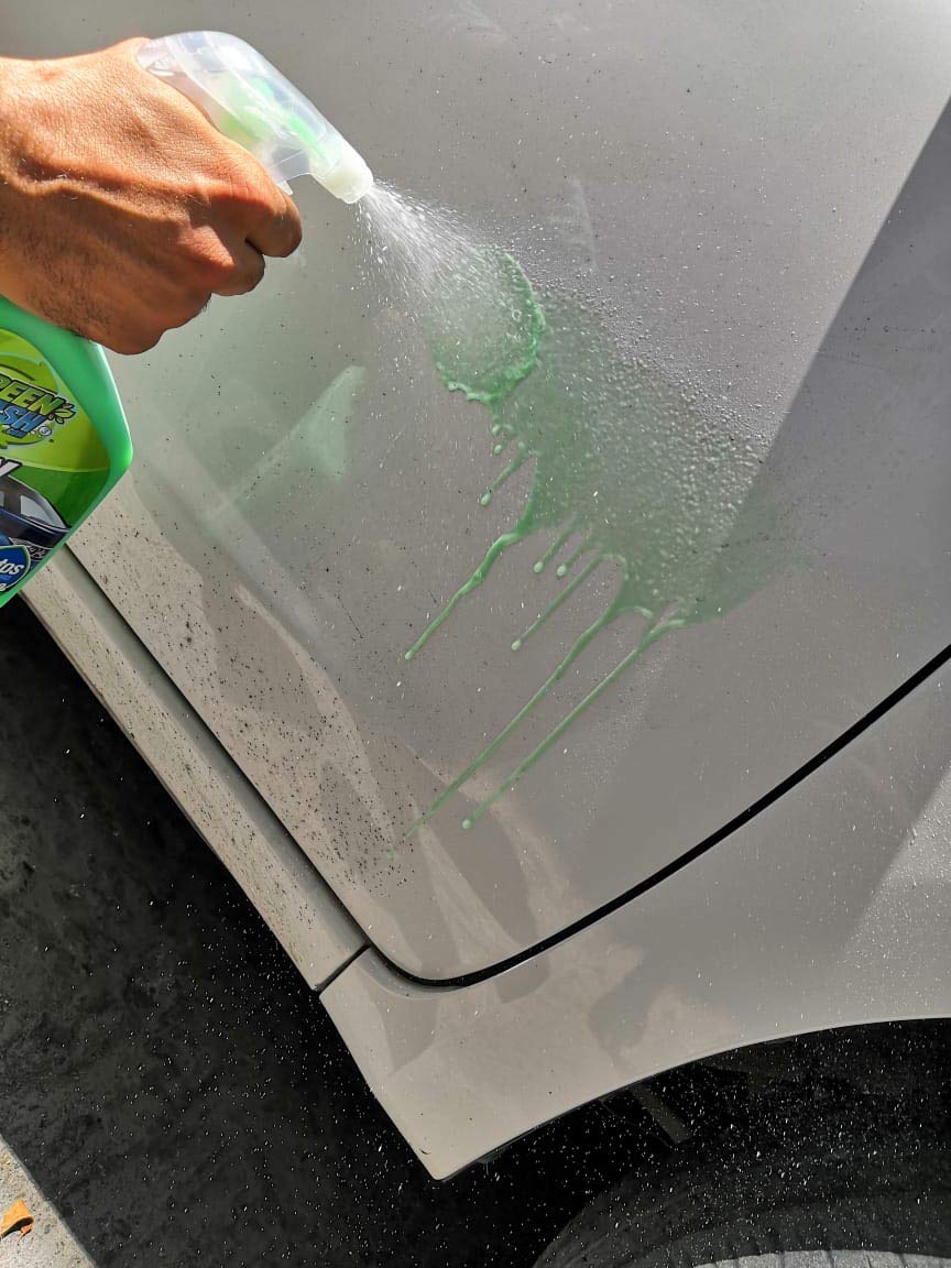 Green Wash 3 Body Cleaner, Limpiador de Carrocería SIN Agua – Detallado en Seco para Autos, Motos y Camionetas – Eco-Friendly, Sin Rayones, Brillo Inmediato – 760 ml