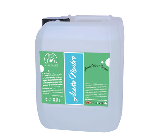 Aceite para masajes de alta calidad 10 litros - Producto neutro de excelencia en Mart México