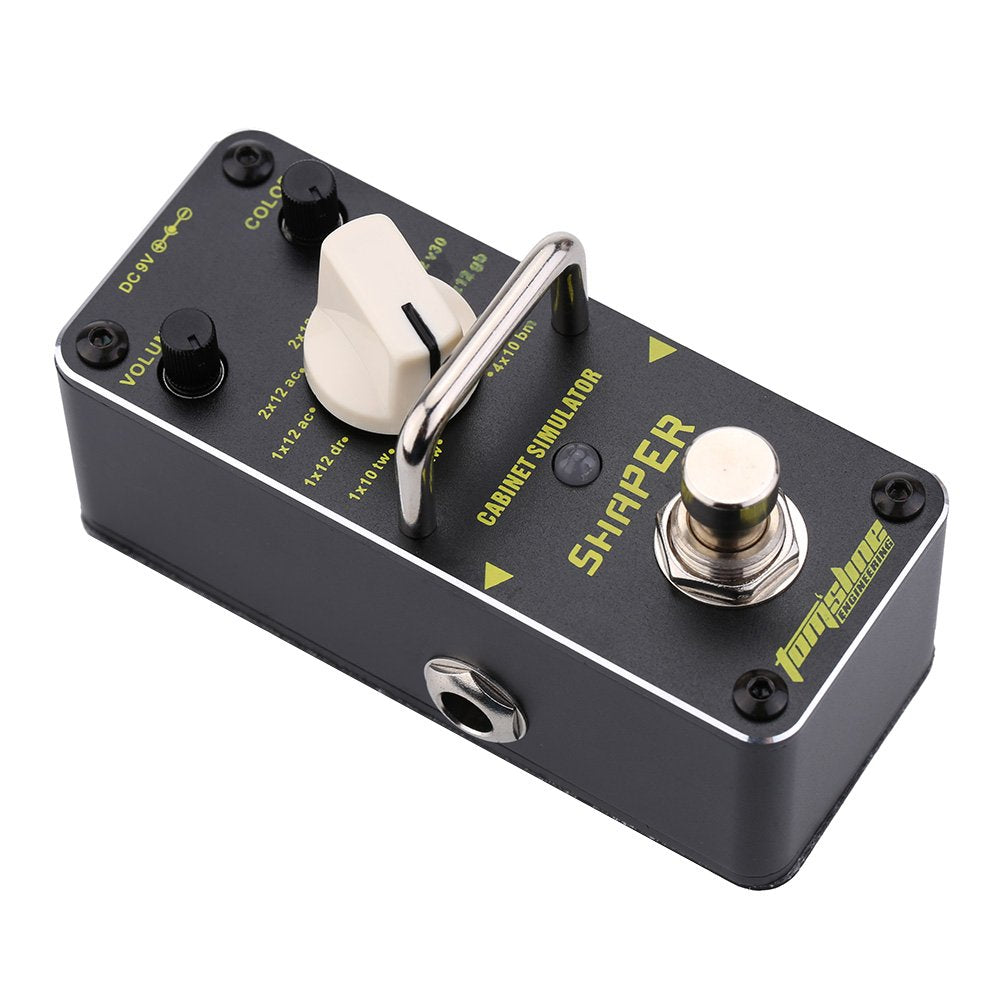 ASR-3 Shaper Cabinet Simulator Mini Pedal de Efecto de uitarra eléctrica Individual con True Bypass