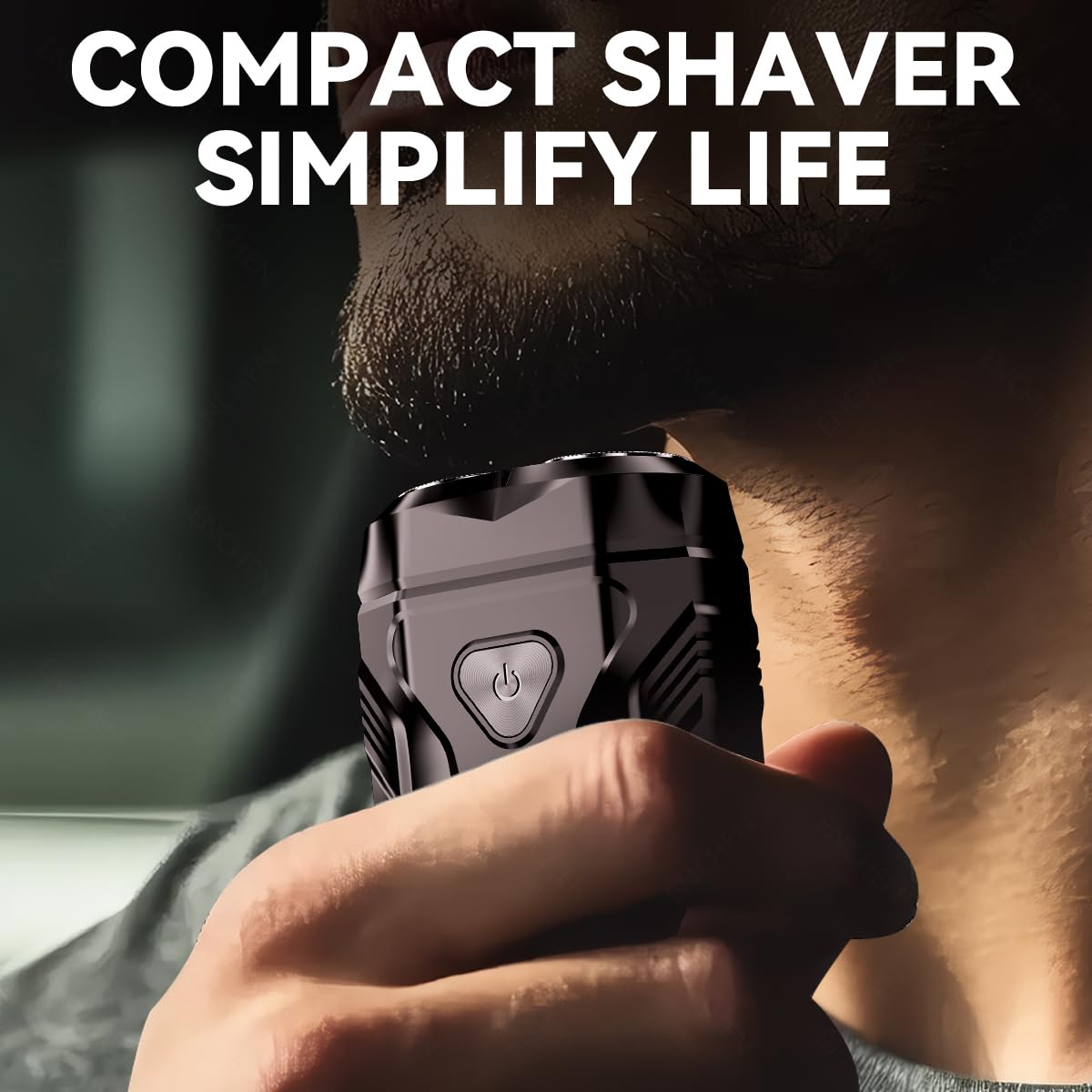 Mini Rasuradora Eléctrica Afeitadora Hombre Barba Trimmer, Ipx7 Impermeable