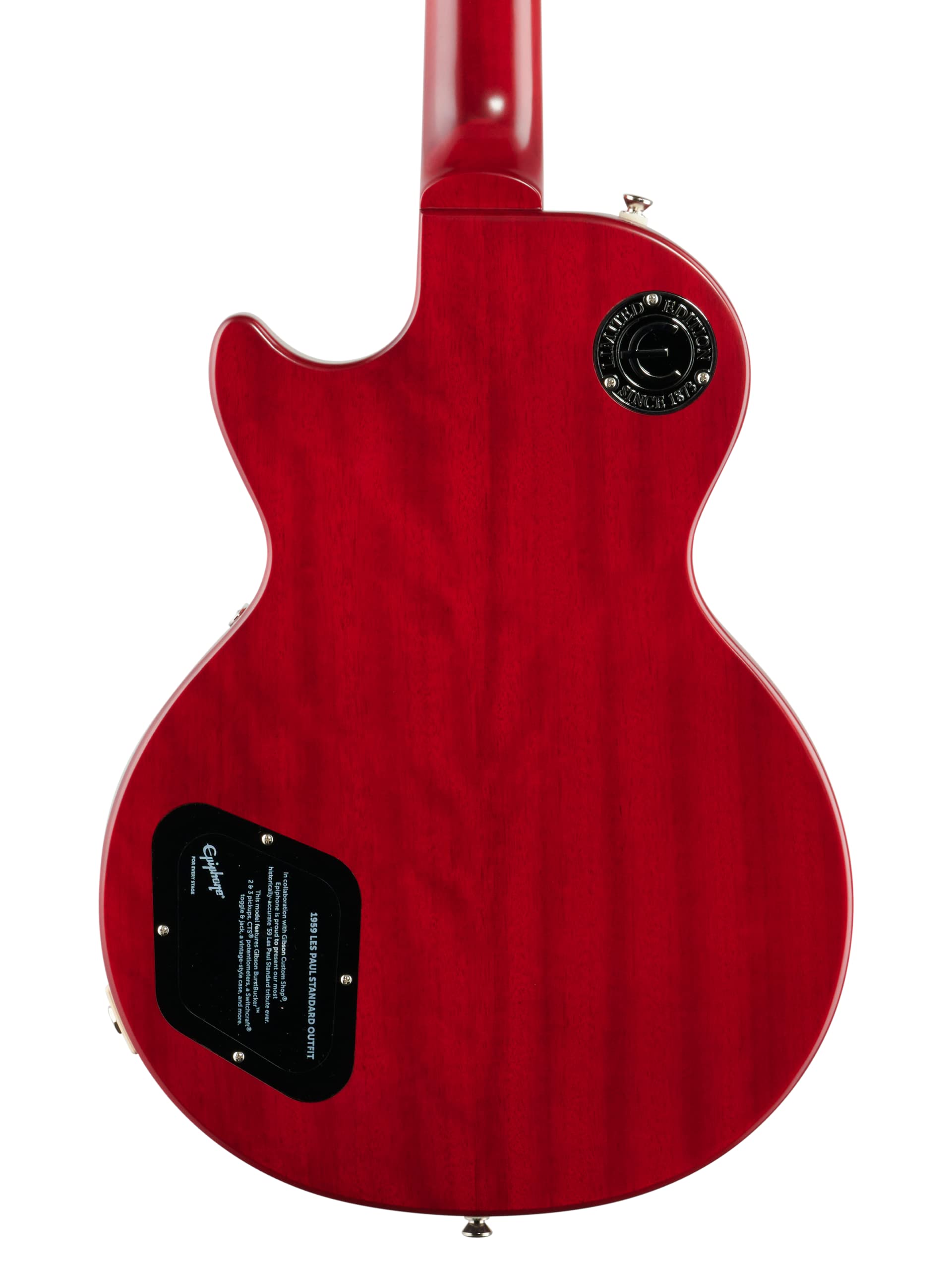 Epiphone 1959 Les Paul - Traje estándar - Burst oscuro envejecido