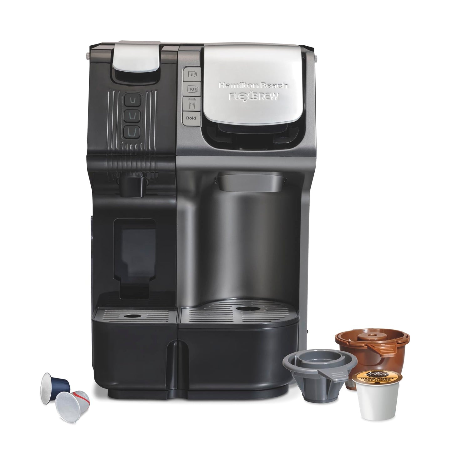 Hamilton Beach Cafetera Universal Flex Brew preparación 3 en 1 mod. 49930